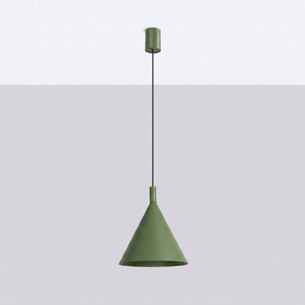 Lampada a sospensione NOX 25 verde oliva