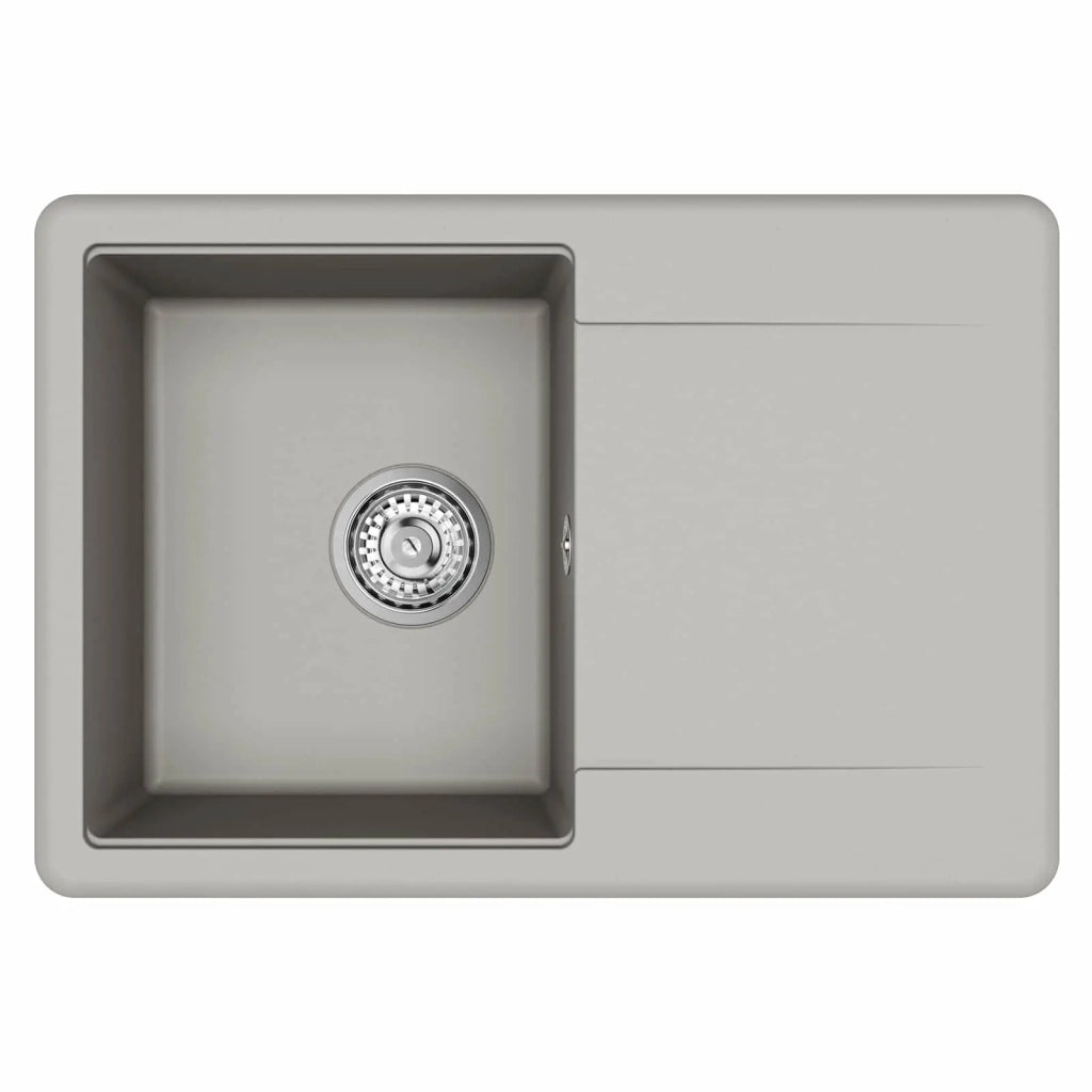 Lavello Grigio 670 x 460 mm 80% Quarzo e 20% Resina