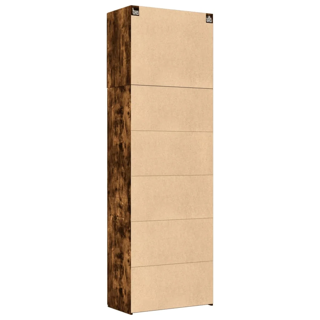 Buffet credenza cassettiera mobiletto mobile contenitore organizer cucina soggiorno salotto alto 80 x 42,5 x 249 cm legno ingegnerizzato marrone 02_0033565