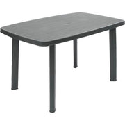 TAVOLO FARO PROGARDEN - PP ANTRACITE CM 137X85 H.CM 72