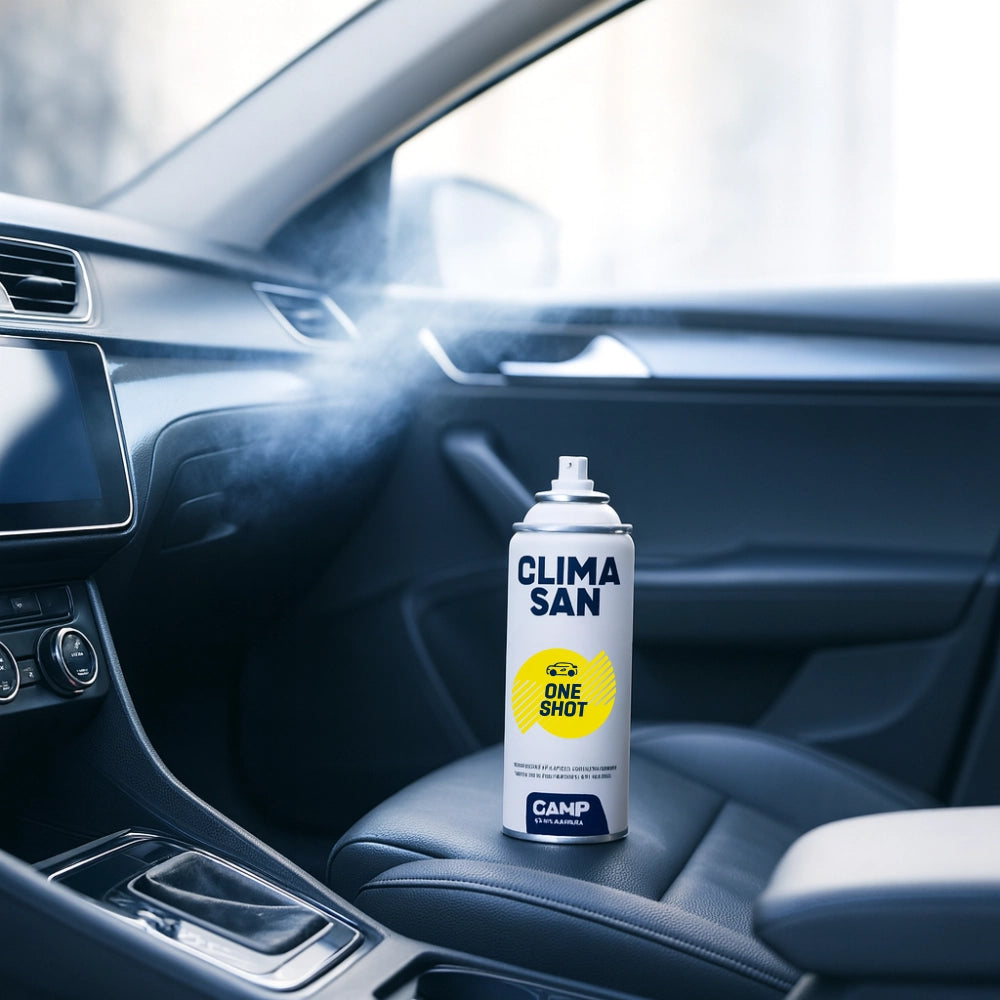 Igienizzante monodose climasan one shot spray climatizzatori abitacoli auto camper 200ml