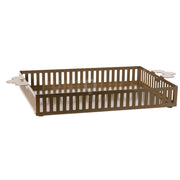 Vassoio moderno Old Oro laccato
