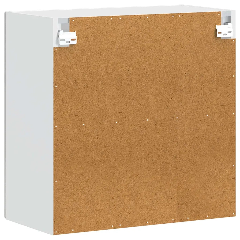 Mobiletto da cucina a parete pratico e di design 60 x 31 x 60 cm realizzato in legno composito color grigio cemento 02_0050426
