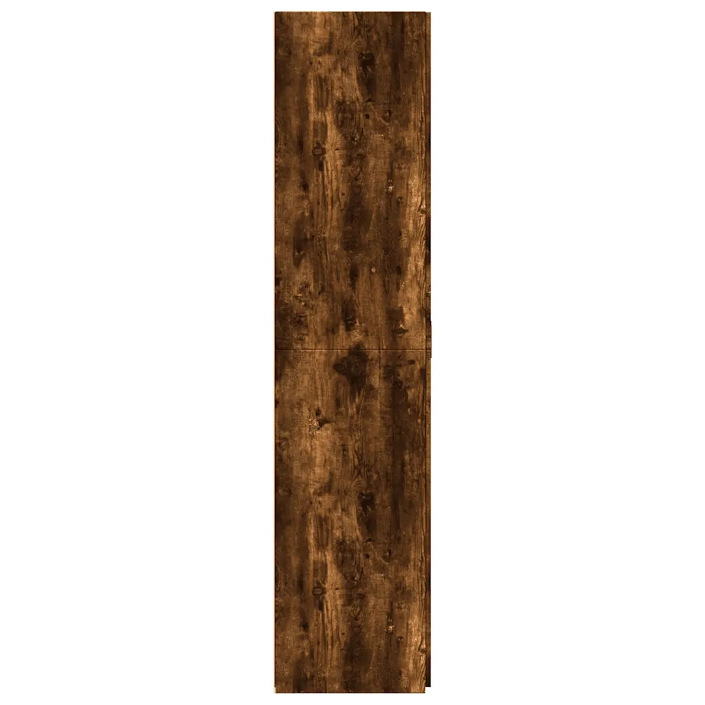 Credenza Rovere Fumo 70x42,5x185 cm in Legno Ingegnerizzato 3281431