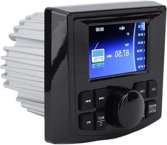 Multifunzionale Audiospeler Acustico per Barche Navi Camper e Camion, Bluetooth, DC12V, lettore MP5