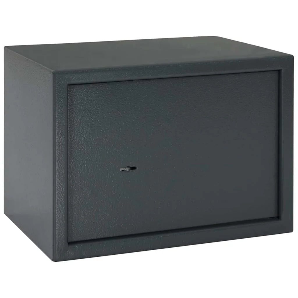 Cassaforte con blocco Grigio scuro 35 x 25 x 25 cm Acciaio CFW9714965