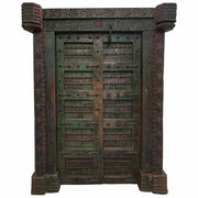 Porta in legno fatta a mano 162x33x211h cm