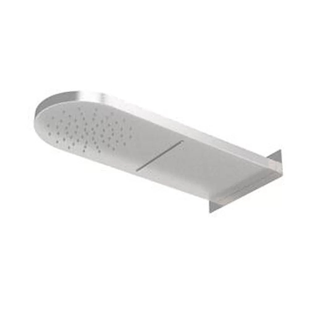 Set doccia con miscelatore incasso, soffione a parete e doccino in acciaio inox - Serie X Style Inox