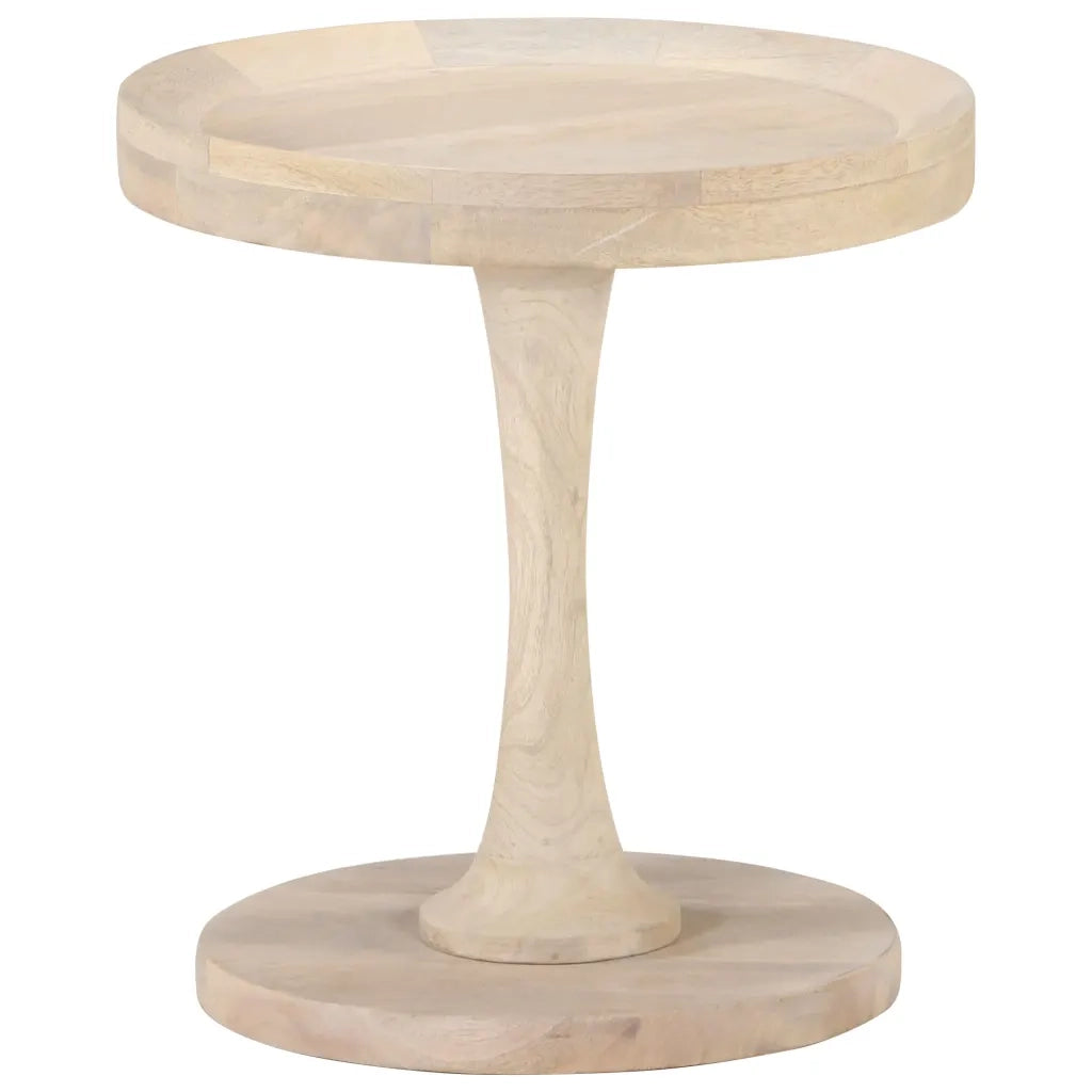Tavolino | Tavolo laterale di Servizio ?40x45 cm in Legno Massello di Mango