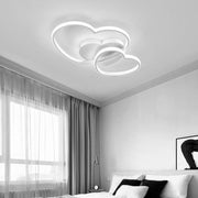 Lampadario Plafoniera Illuminazione a Led Moderno 31W Luce Soffitto Forma Cuori luce fredda 6500K