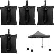 Zak per Stabilizzatore 4 pezzi - Sostenibile - Chiusura con Cinture di Allacciamento - Resistente - Sacchetto per Fermo Terra - Per Tenda Pop-up con Copertura - Sacchetto per Peso
