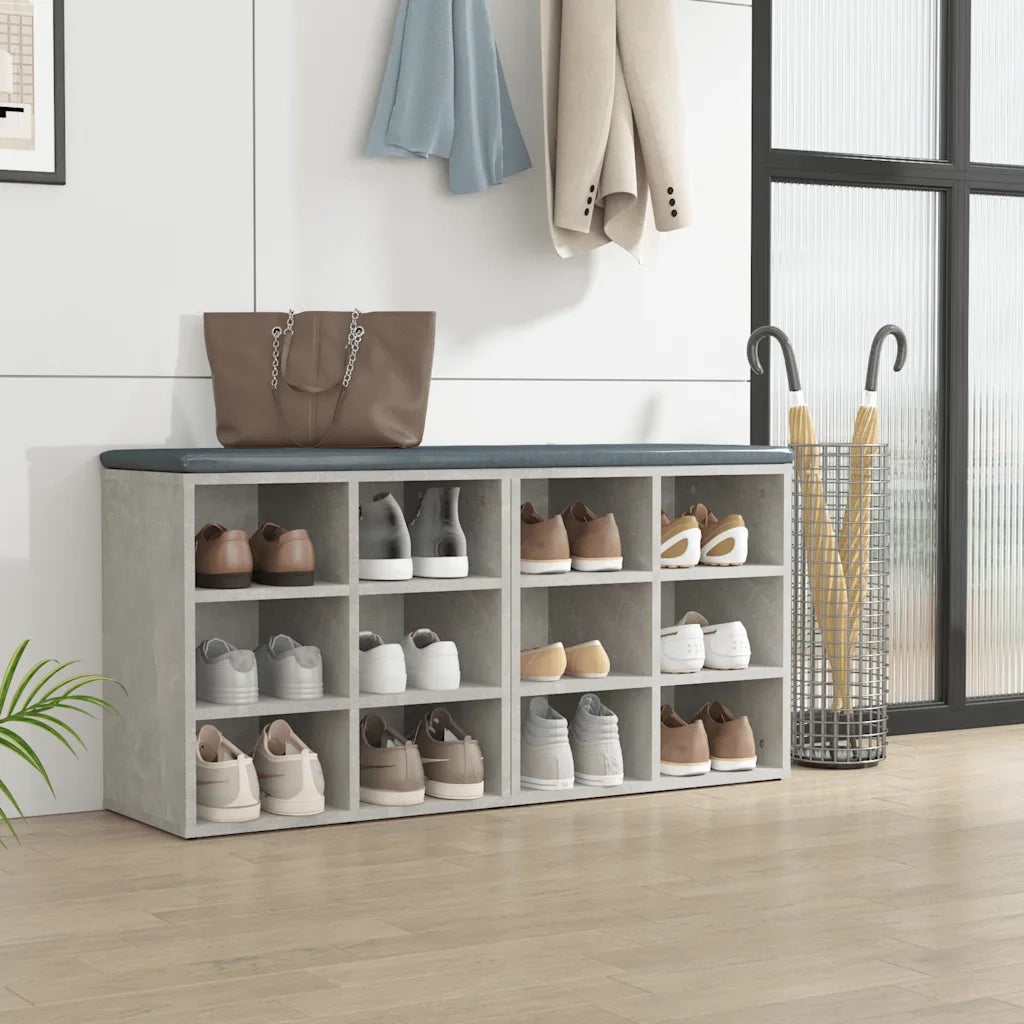 Scarpiere 2 pz Grigie Cemento 52,5x30x50 cm CFW4263537