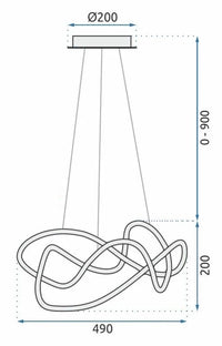 Lampada Led App821-cp Gold