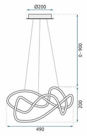 Lampada Led App821-cp Gold