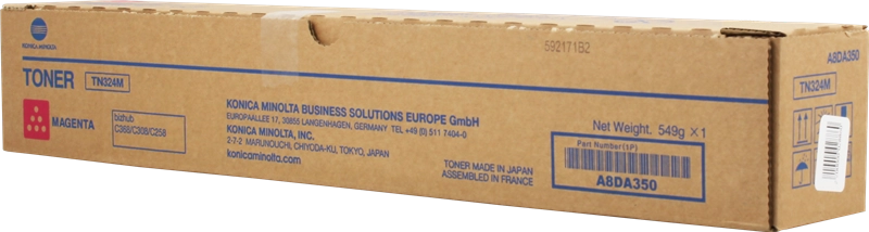 ORIGINAL Konica Minolta toner magenta A8DA350 TN324M ~26000 Seiten