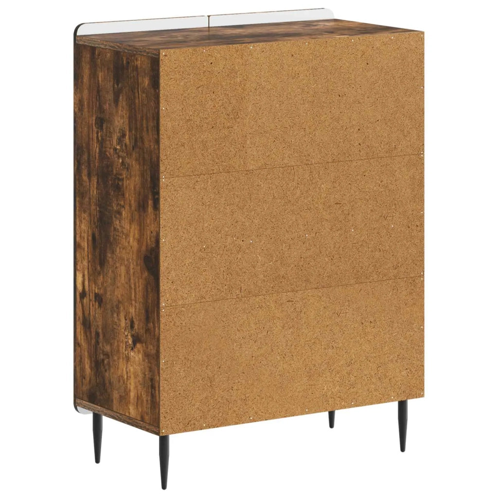 Mobiletto da Bagno ZWOLLE Rovere Fumo 59,5 x 31 x 79,5 cm 896400