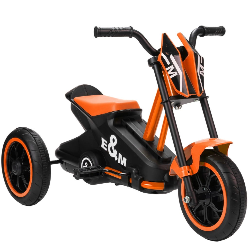 Triciclo Bambini ¨C zephmum ¨C Acciaio Arancione 79x44x50 cm