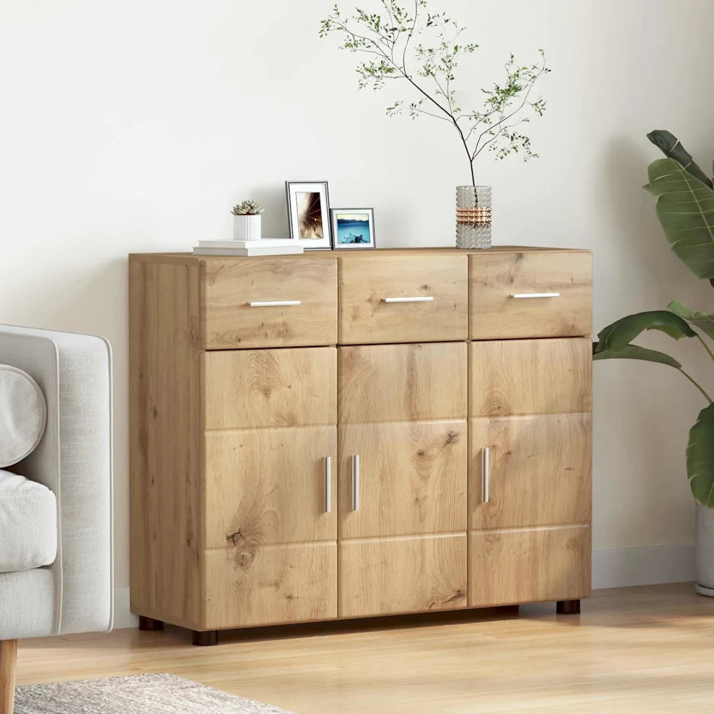 Credenza FLORIN Rovere artigianale 88,5 x 30,5 x 73 cm 880320