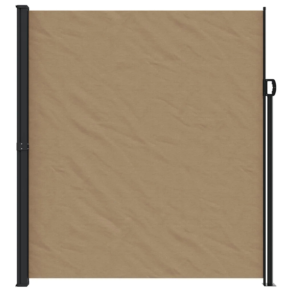 Tenda da Sole Laterale Retrattile Tortora 220x600 cm 4004574