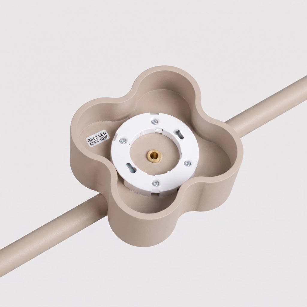 Lampadario OVIO 4 tortora Gx53