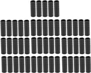 Elettrodotto 50 pezzi - Coperture di fine - Coperture di fine per cavi elettrici - Kit di protezione per cavi elettrici - Materiale: plastica acciaio - Diametro 5 mm - Lunghezza 18 mm