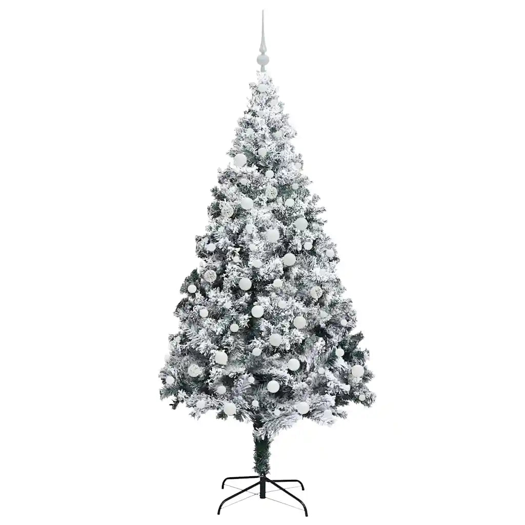 Albero di Natale artificiale con 300 LED Bianco 180 cm 3396965