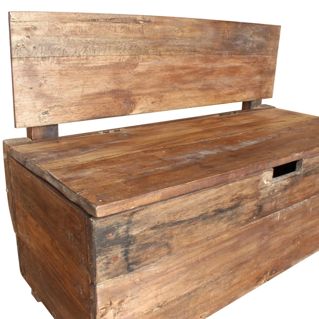 Panca in legno di recupero 86 x 40 x 60 cm 02_0010785