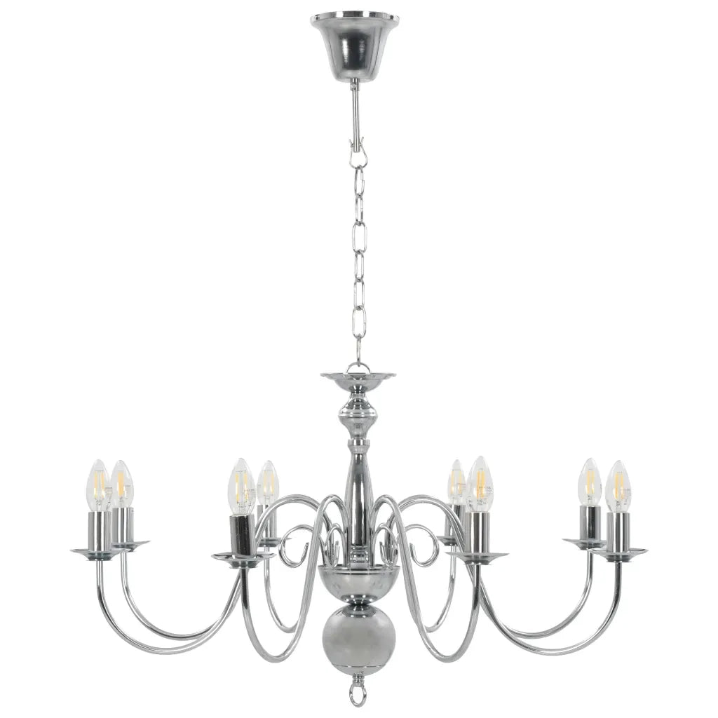 Lampadario Argento con 8 Lampadine E14 CFW5397304