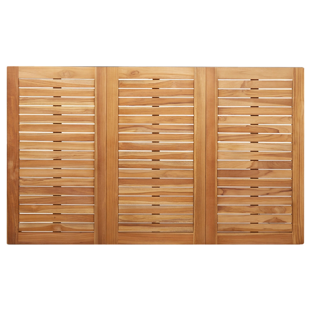 Set pranzo giardino 7 pezzi in legno massello di teak