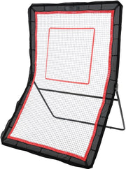 Ritocco per Lacrosse, Rete di Ritorno per Volley, Softbal, Honkbal con Angolo Regolabile e Obiettivo, 220 V, 50 W, Materiale Resistente
