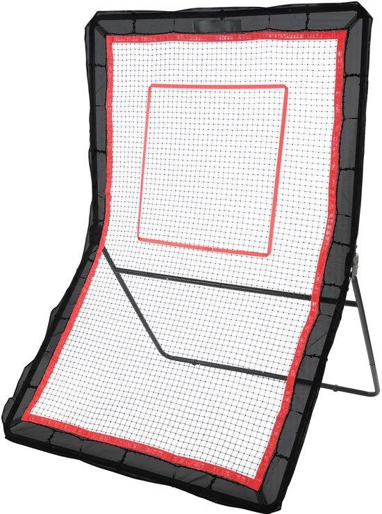 Ritocco per Lacrosse, Rete di Ritorno per Volley, Softbal, Honkbal con Angolo Regolabile e Obiettivo, 220 V, 50 W, Materiale Resistente