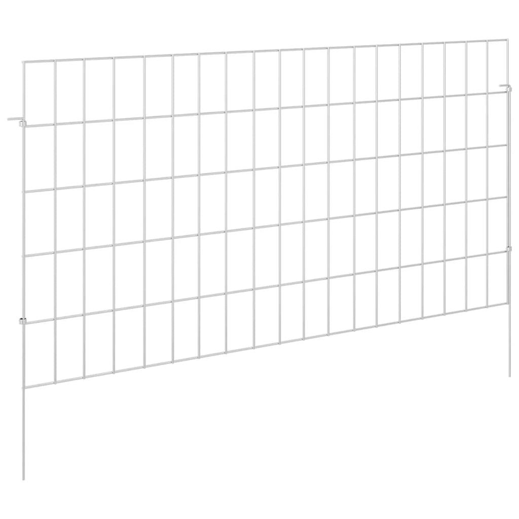 Recinzione da Giardino con Picchetti 12 pcs 95 x 50 cm Mesh 42042972