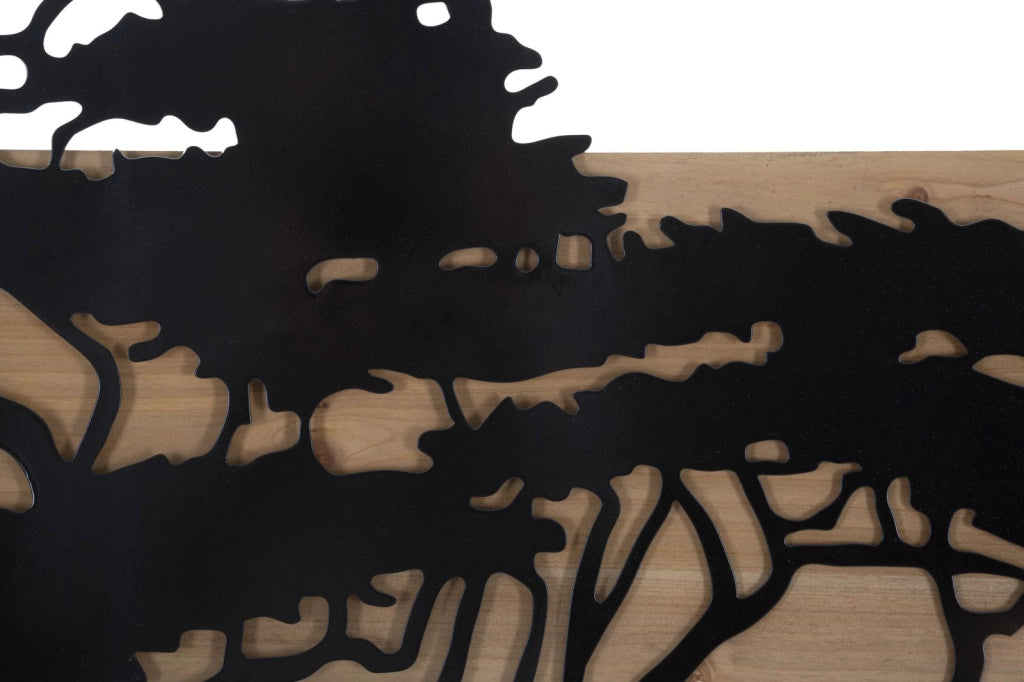 Set di Pannelli Decorativi in Ferro e Legno Lagos 3pz - Design Unico per la Tua Casa