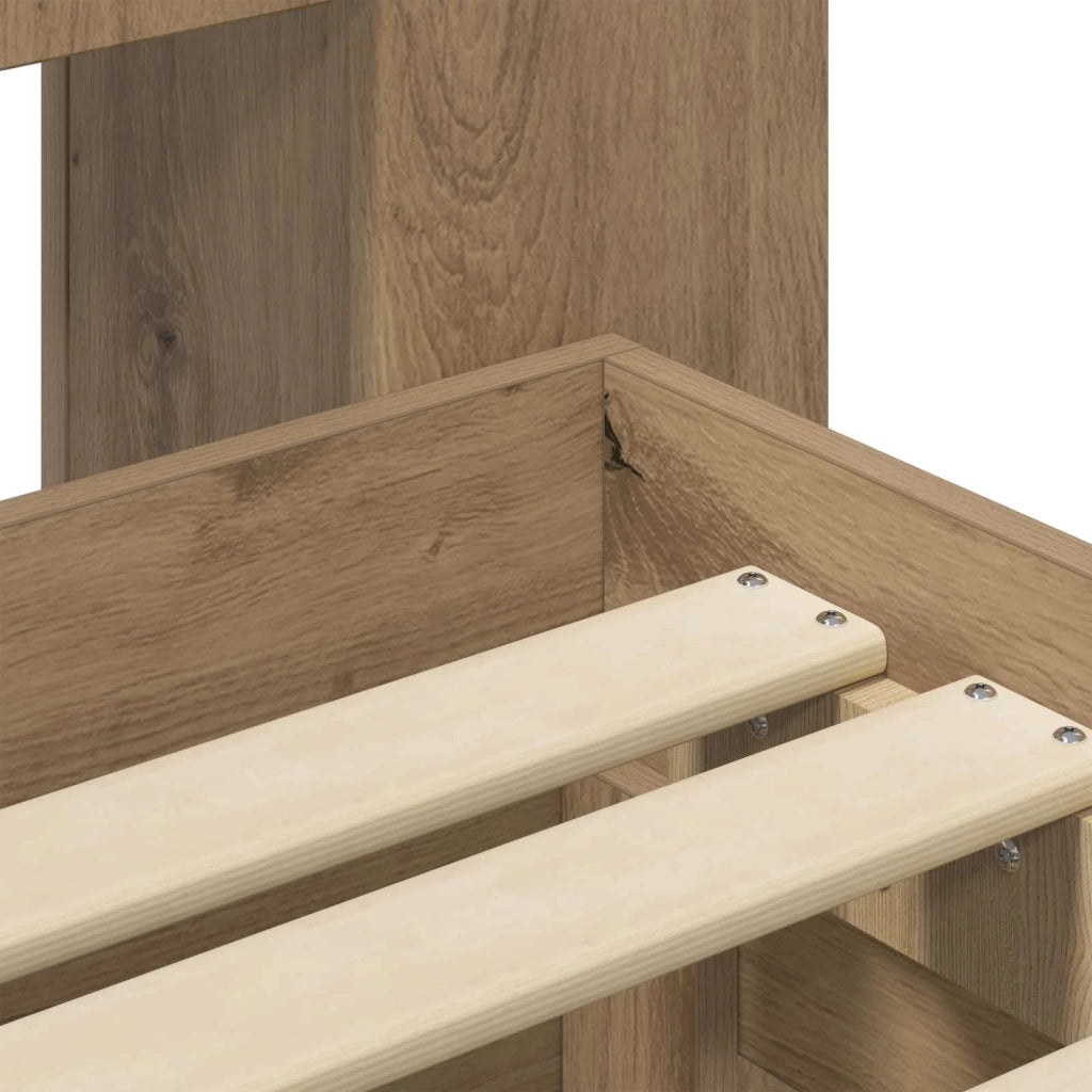 Telaio del letto con storage Rovere Artigianale 80 x 200 cm