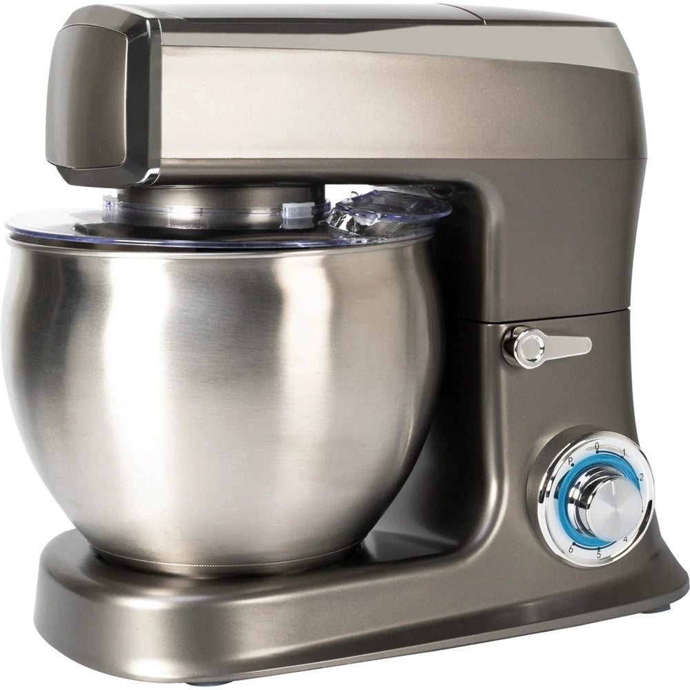 Trade Shop - Impastatrice Planetaria Professionale Ciotola 8,5lt 1500w 6 Velocità + Pulse Manopola Led -