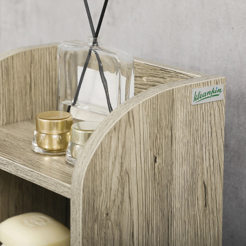 Armadietto Portarotoli con Ripiano ¨C Zephmum ¨C Grigio 23x18x100 cm