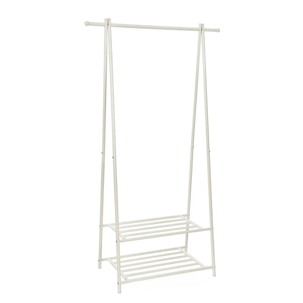 Appendiabiti attaccapanni 87,5 x 41 x 155 cm ripiano per scarpe armadio attaccapanni nero 12_0007016