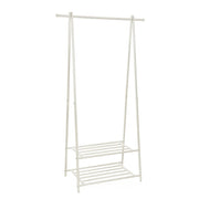 Appendiabiti attaccapanni 87,5 x 41 x 155 cm ripiano per scarpe armadio attaccapanni nero 12_0007016