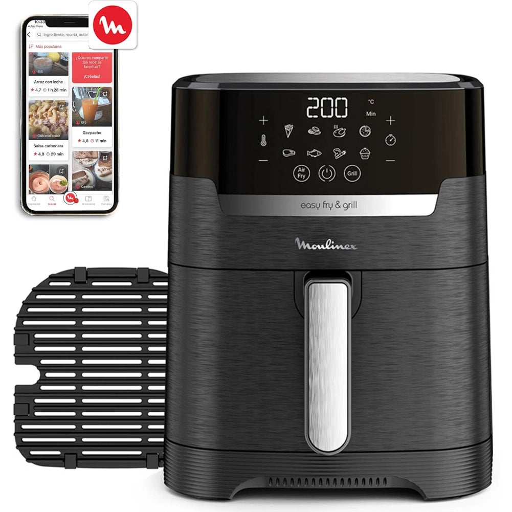 Friggitrice ad Aria 4,6L Easy Fry & Grill con 8 Programmi Temperatura Regolabile