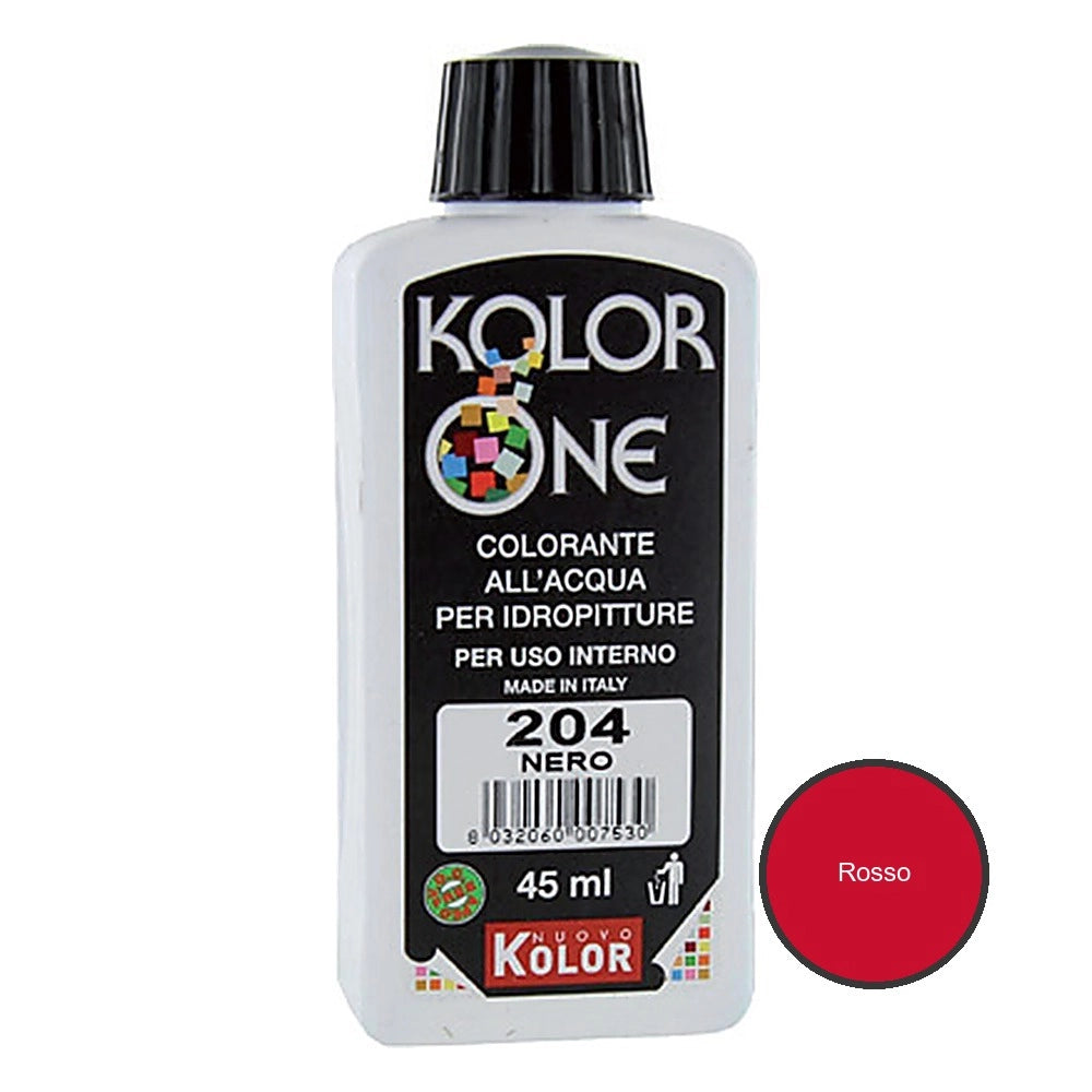 Colorante concentrato per idropitture e smalti all'acqua 45 ml *** misura rosso amaranto n.11, confezione 1