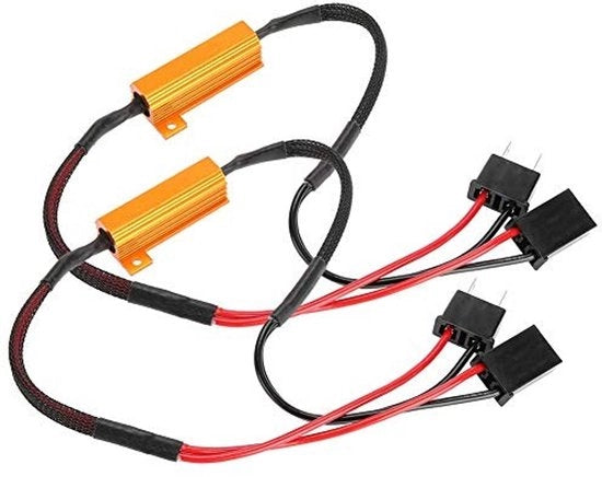 Decoder Canbus per lampada H7 - 12V - Senza segnalazione di errore - Ideale per illuminazione H7 - Adatto per diversi veicoli