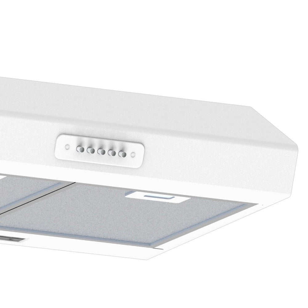Gruppo cappa sottopensile Tornado60 Samet colore bianco