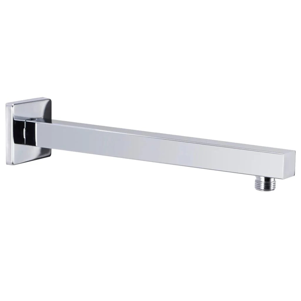 Braccio supporto doccia quadrato braccio soffione doccia braccio soffione bagno interno acciaio inox 201 argento 30 cm 02_0003280