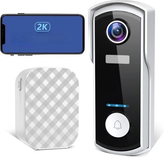 Video interfono senza abbonamento - Interfono con camera - Interfono video senza fili - Sicurezza della casa - Interfono con app - Interfono intelligente - Nessun costo mensile - Camera di sicurezza - Interfono WiFi - Per smartphone e tablet