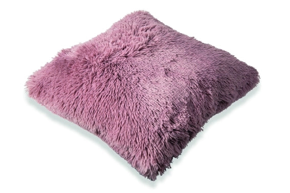 GLAM CUSCINO ARREDO IN ECOPELLICCIA 55X55 ROSA