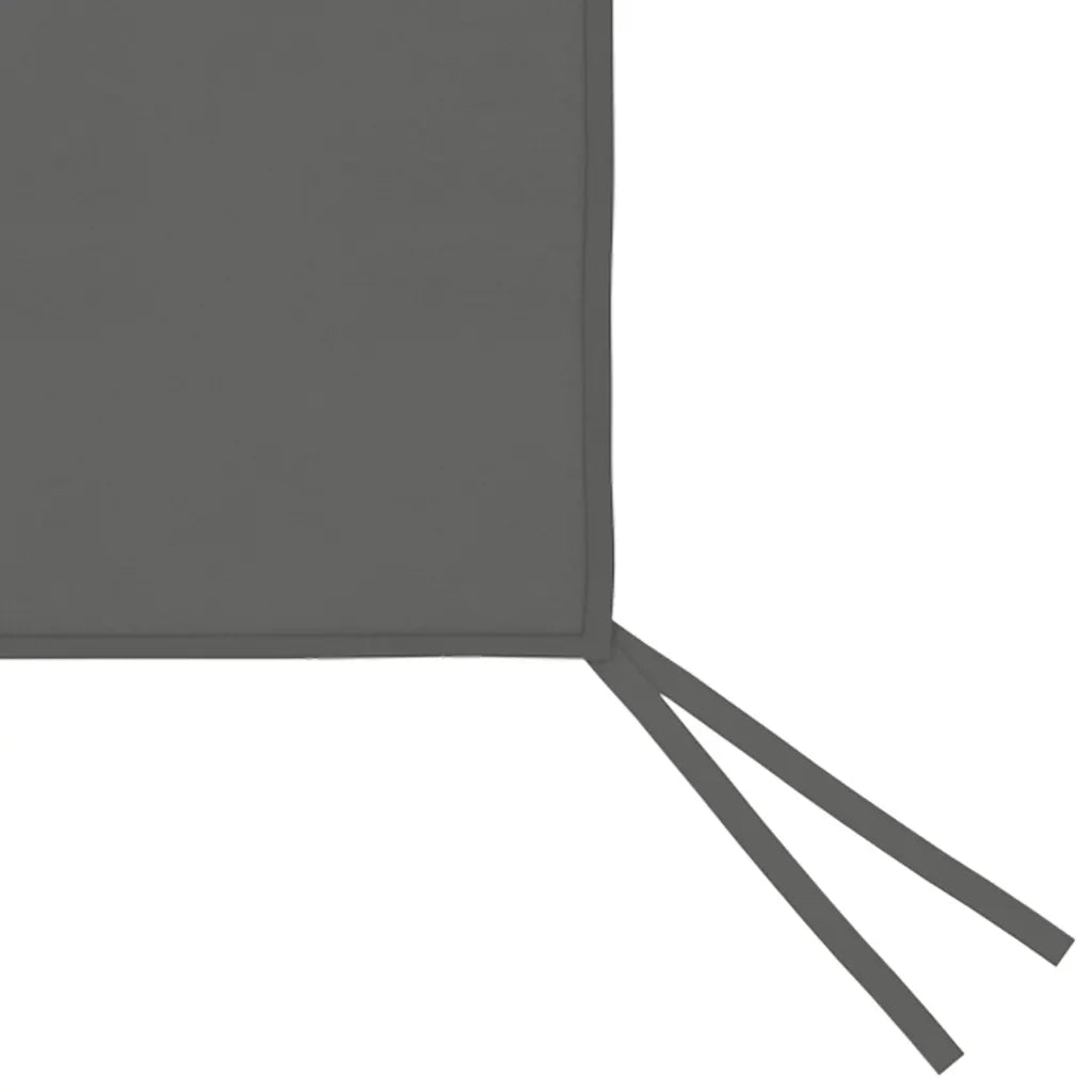 Parete con Finestre per Gazebo 4x2 m Antracite CFW4283672