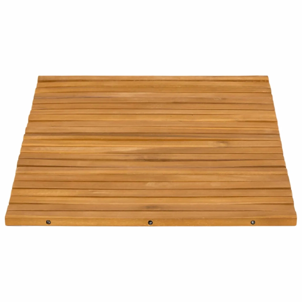 Tappeto da bagno Marrone 60 x 40 cm Legno di Acacia Massello