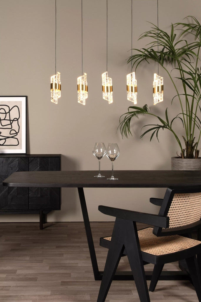 Lampada sospensione KLIGANDE oro vetro LED 7W Lucide