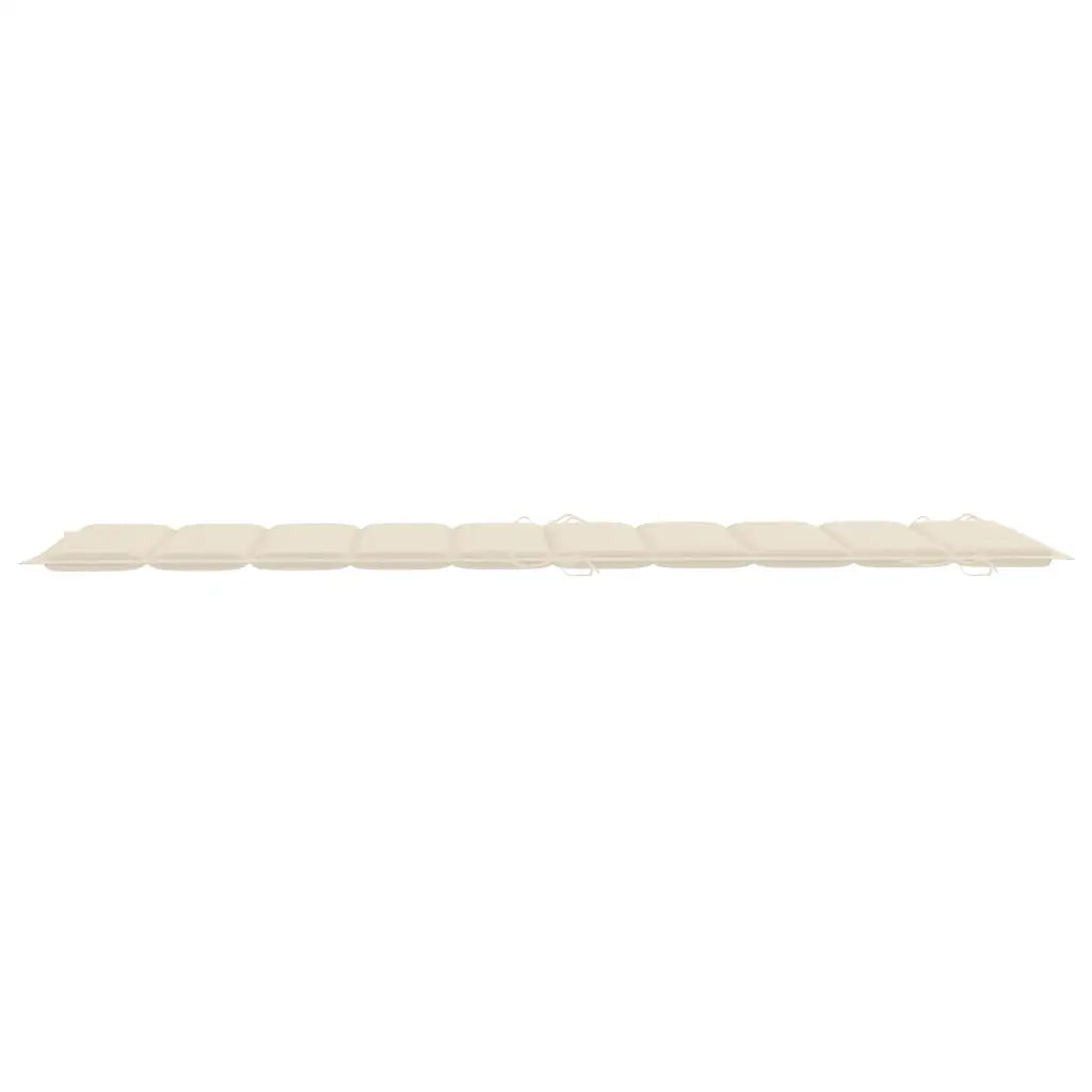 Lettini Prendisole 2 pz con Tavolo e Cuscini in Legno d'Acacia 3077378