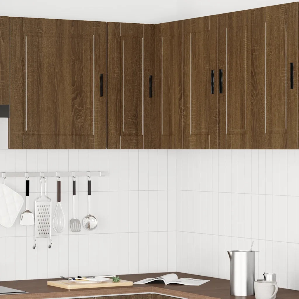Pensile da Cucina ad Angolo Porto Rovere Marrone in Truciolato 854104
